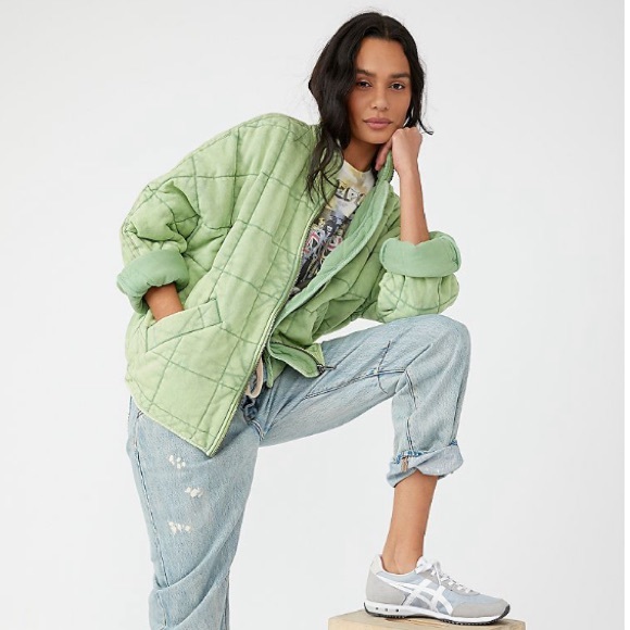 Free People Jackets & Blazers - Free people quilted dolman jacket
